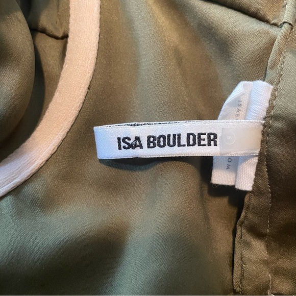 Isa Boulder Green bra top lace tie small boho cocktail resort quiet luxury vacay - Picture 6 of 8